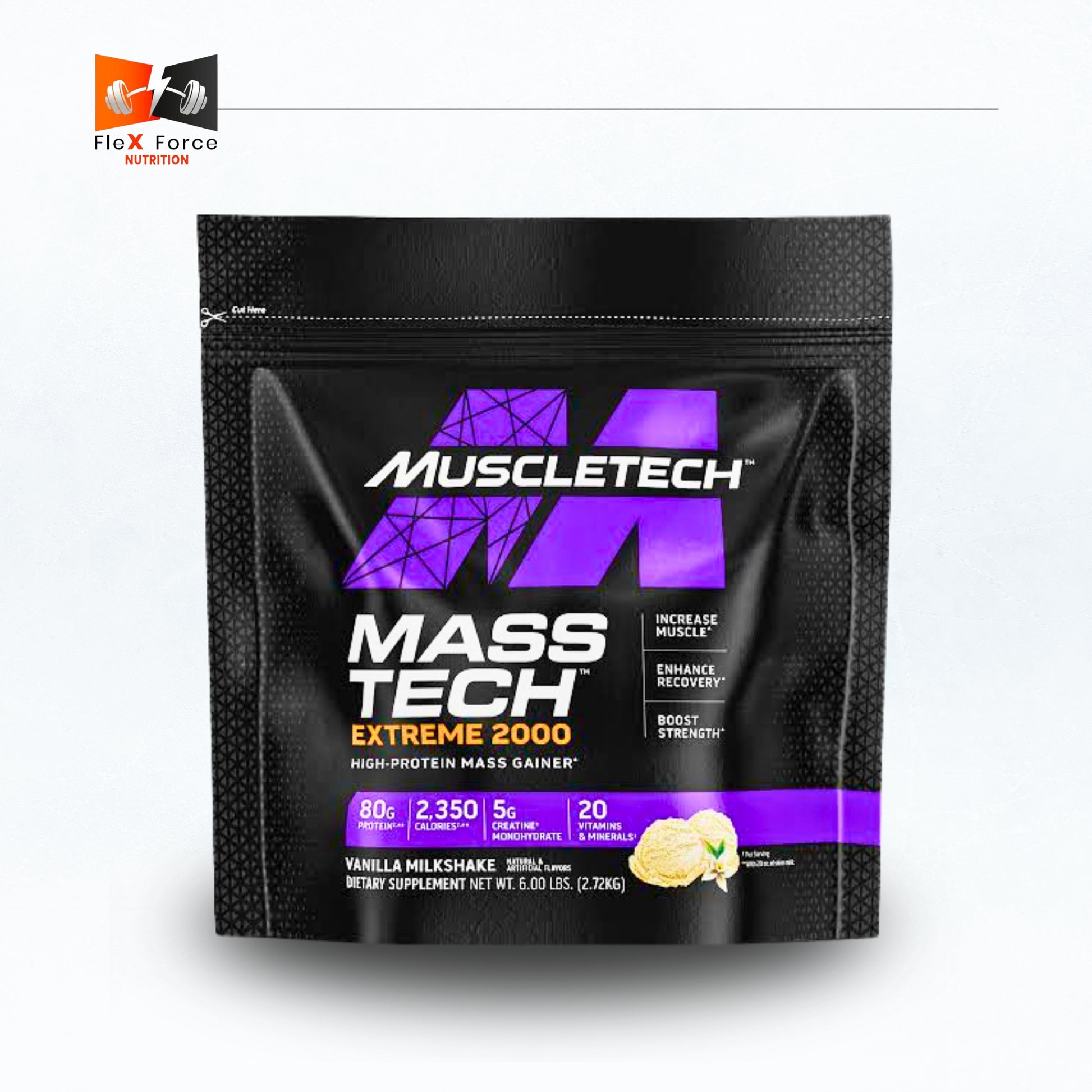 Muscletech Mass Tech Extreme 2000 – Triple Chocolate Brownie (6 lbs)