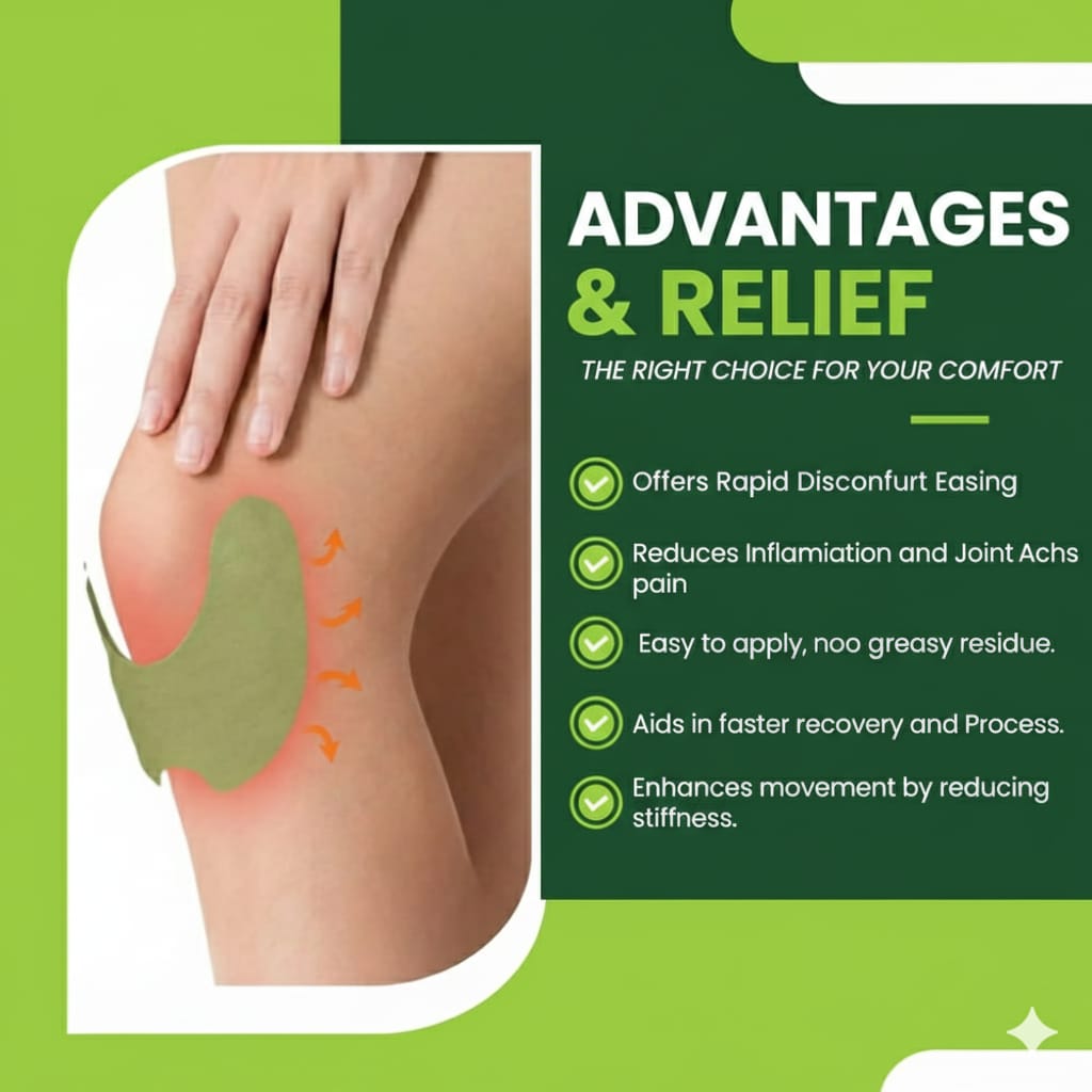 Knee Pain Relief Patch, Herbal Plaster Pain Patches