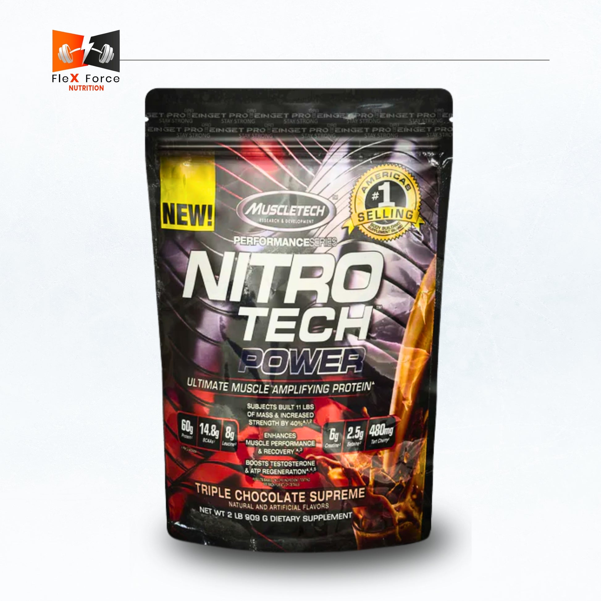 Muscle Tech Nitro-Tech Power – Ultimate Muscle-Amplifying Protein (Triple Chocolate Supreme)