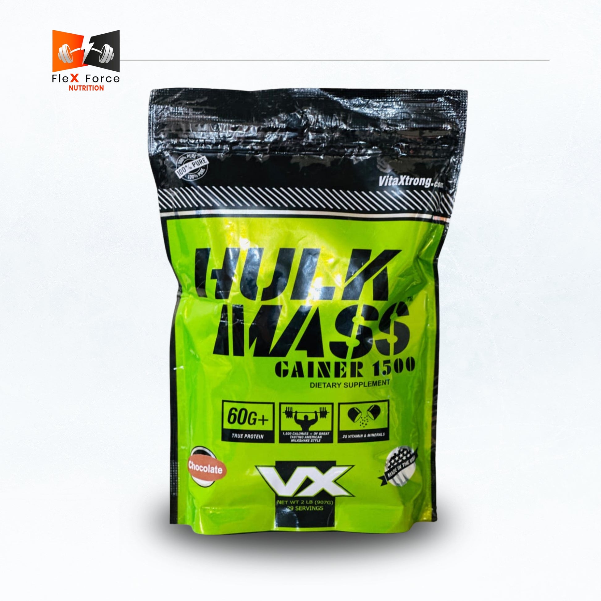 VitaXtrong Hulk Mass Gainer 1500 – 1kg (Chocolate)