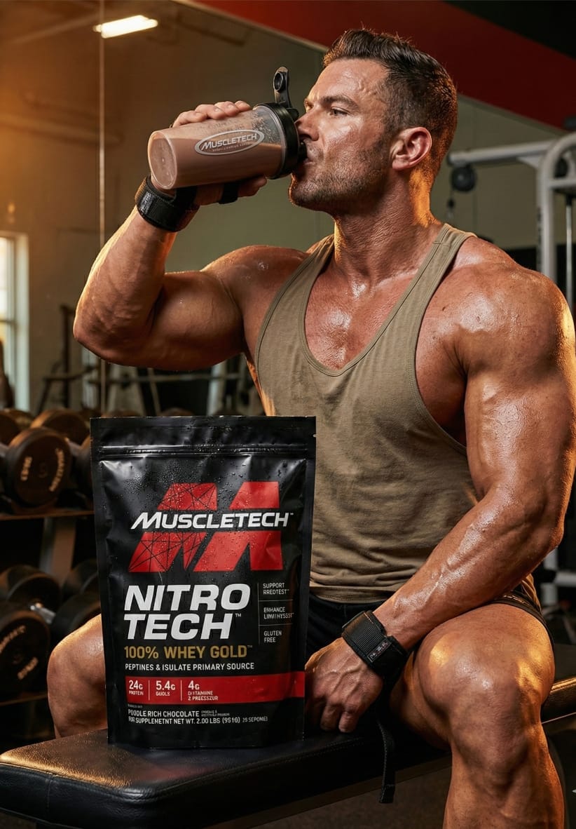 Muscle Tech Nitro Tech 100% Whey Gold  – Ultimate Muscle-Amplifying Protein (Triple Chocolate Supreme)