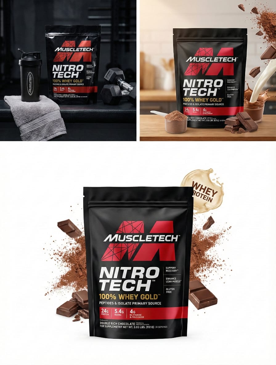 Nitero Whey protein – Ultimate Muscle-Amplifying Protein (Triple Chocolate Supreme).