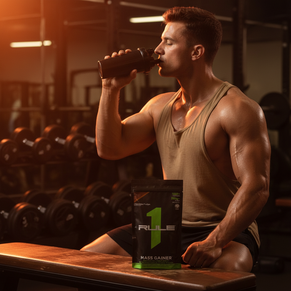 Rule 1 Mass Gainer Gym Lifestyle Photo